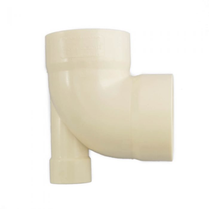 CODO RAMAL DESAGUE EC  110 mm A 50 mm x 90° - Imagen 2