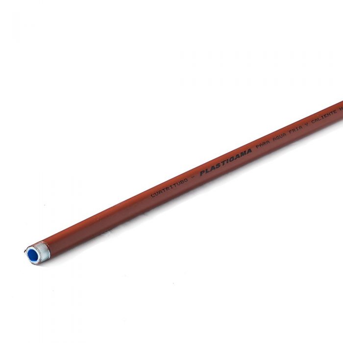 TUBO PP CUATRITUBO ROSCABLE 3/4´´ x 6 mts